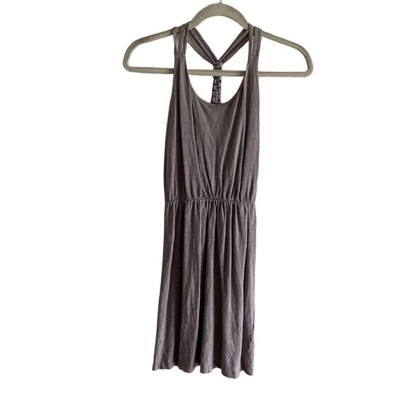 Cynthia Rowley Woman SZ XS Pale Purple 100% Linen Racerback Tank Sundress - Picture 1 of 8